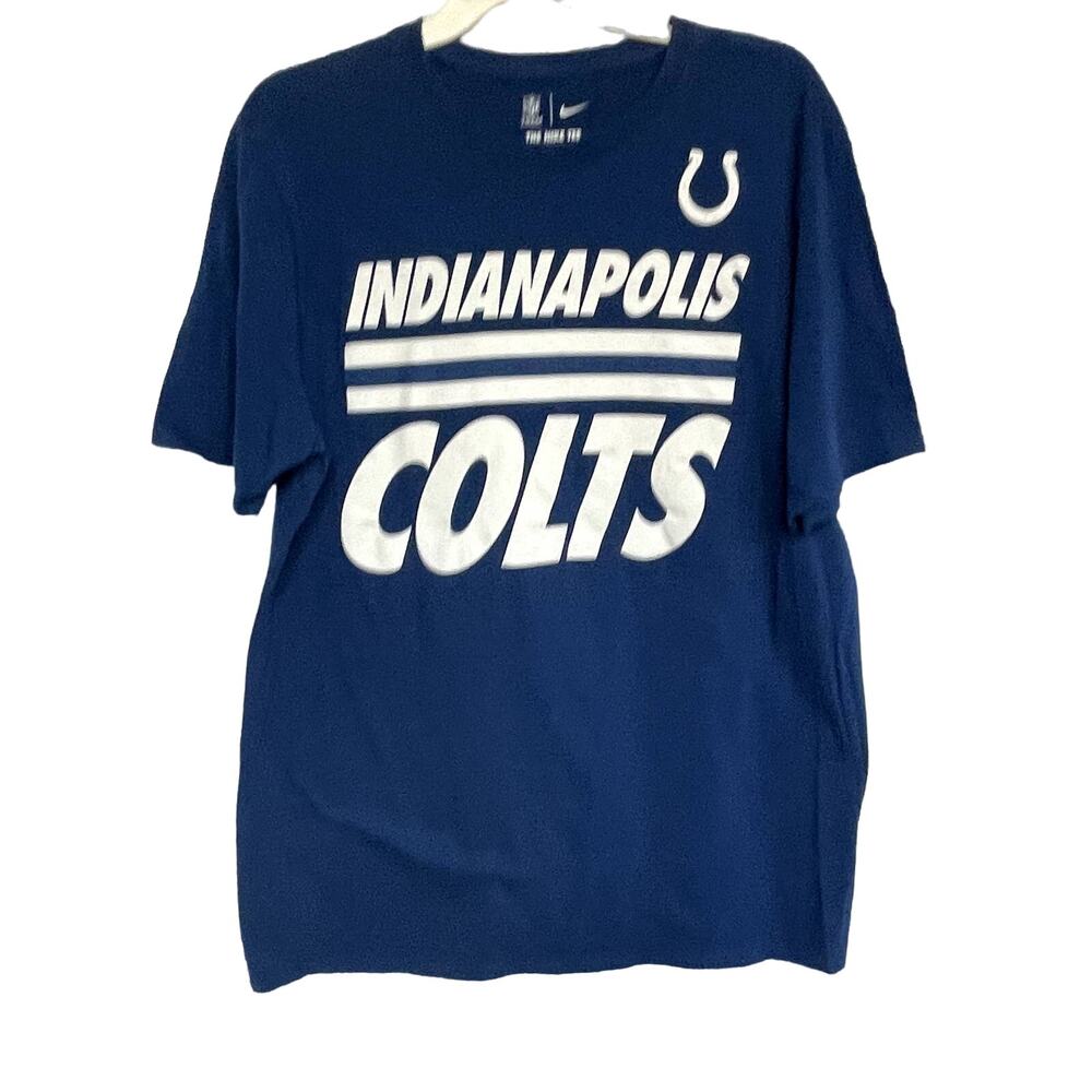 The Nike Tee Indianapolis Colts XL T-shirt Blue NFL Team Apparel